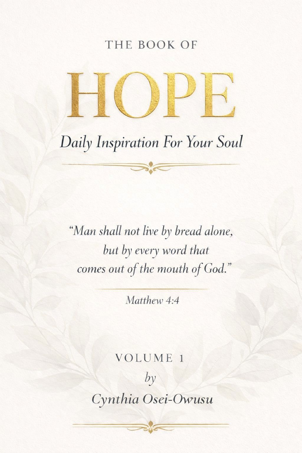 The Book of Hope Cover